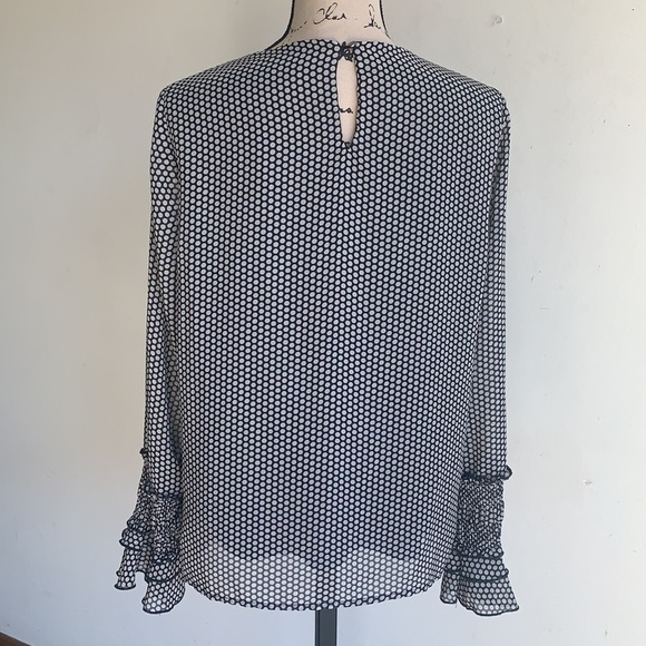 Nanette Lepore Polka Dot Blouse - Picture 7 of 12